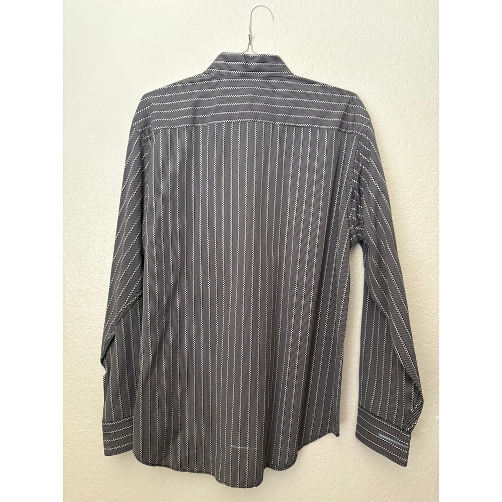 Bugatchi Uomo Striped Collared Button Down Long S… - image 4
